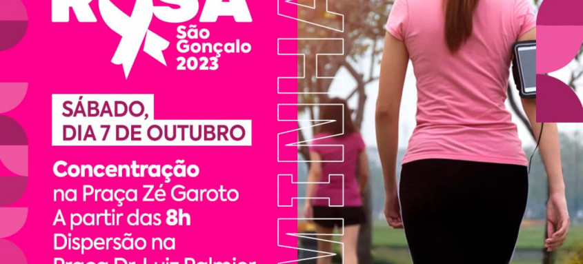 Para participar da caminhada é só chegar: não é necessário fazer inscrição