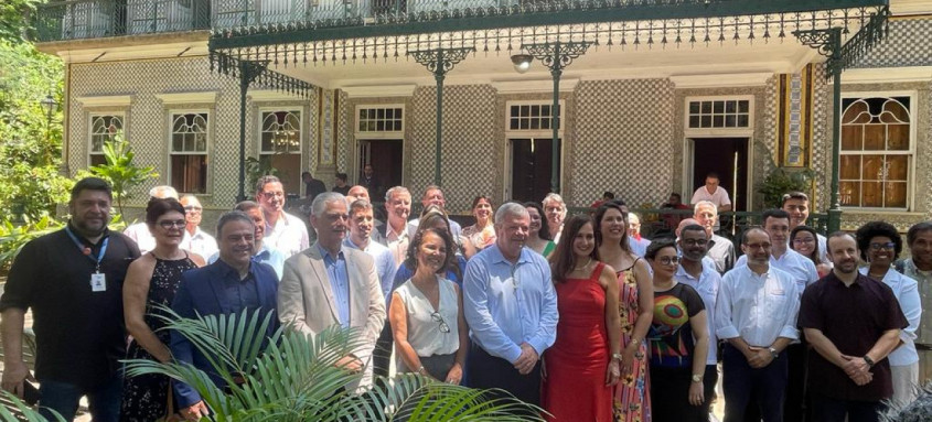 Lançamento do Polo Naval do Ecossistema de Inovação de Niterói reuniu empresários e autoridades em café da manhã no Solar do Jambeiro, em São Domingos