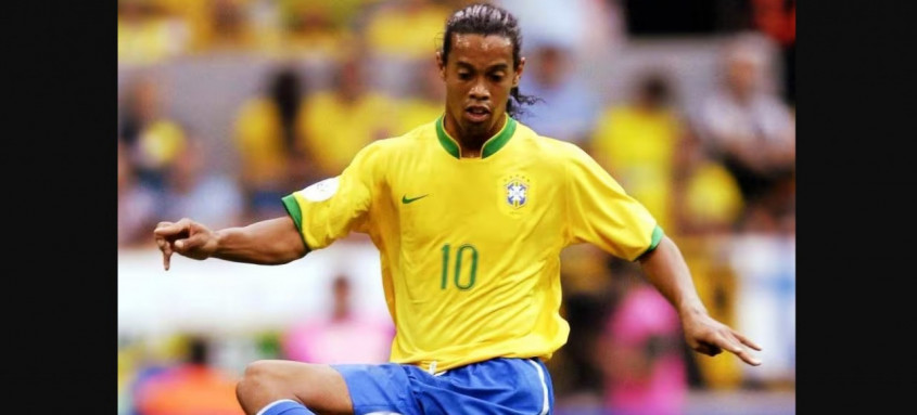 Ronaldinho foi campeão mundial pela seleção brasileira em 2002