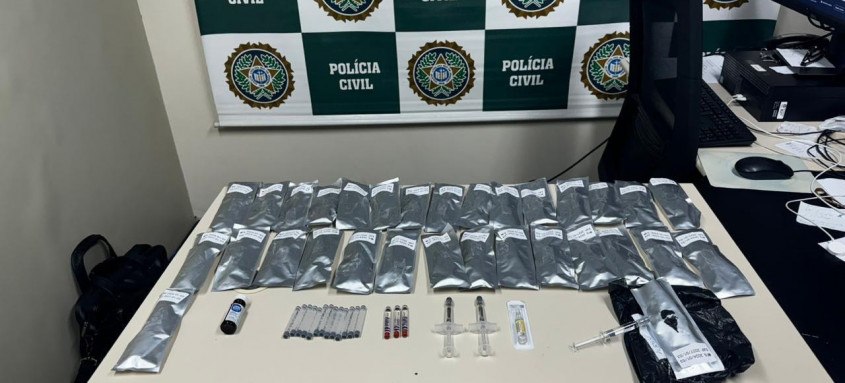 Produtos apreendidos pelos policiais civis estão avaliados em R$ 50 mil
