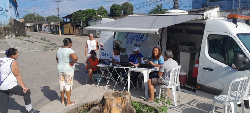 Atendimento móvel da Águas do Rio funciona sempre às terças-feiras, até o próximo dia 25, na Praça do Antigo DPO