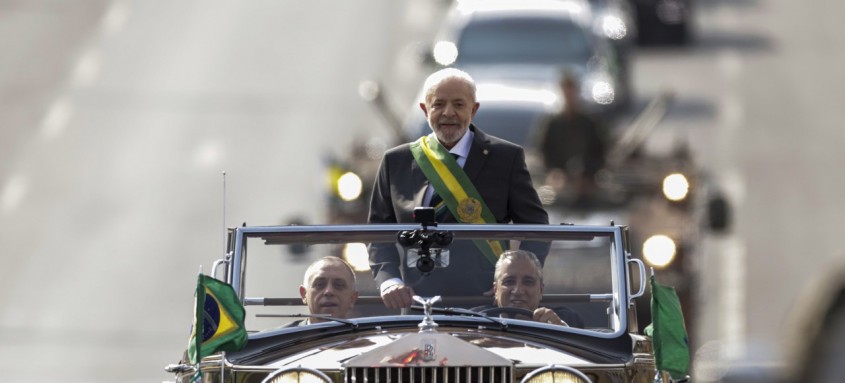 Presidente Luiz Inácio Lula da Silva participou, neste sábado, do tradicional Desfile de 7 de Setembro, em Brasília