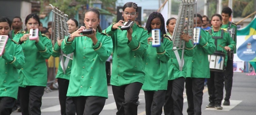 Mais de 5 mil pessoas participaram do desfile de 7 de Setembro em São Gonçalo