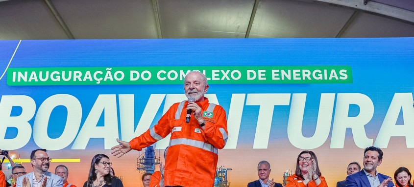 Antigo Complexo Petroquímico do Rio de Janeiro (Comperj), agora rebatizado de Complexo de Energias Boaventura, teve 1ª unidade inaugurada hoje pelo presidente Lula