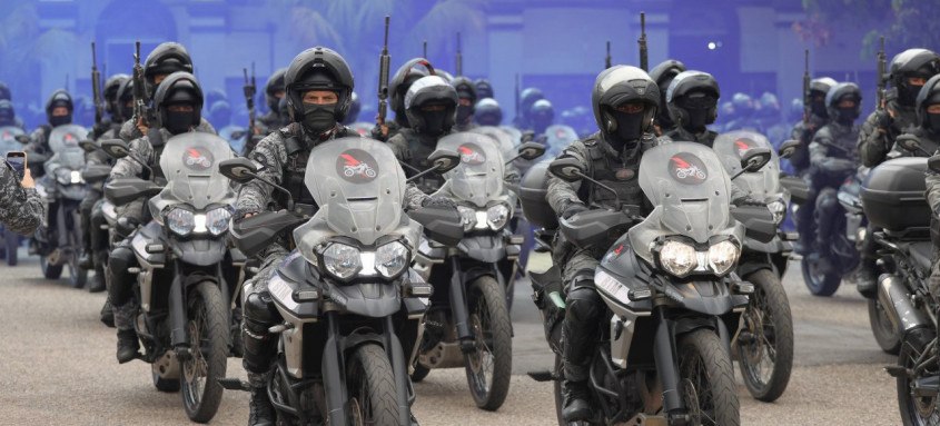 Batalhão Tático de Motociclistas da Polícia Militar vai operar com uma frota de 210 motocicletas