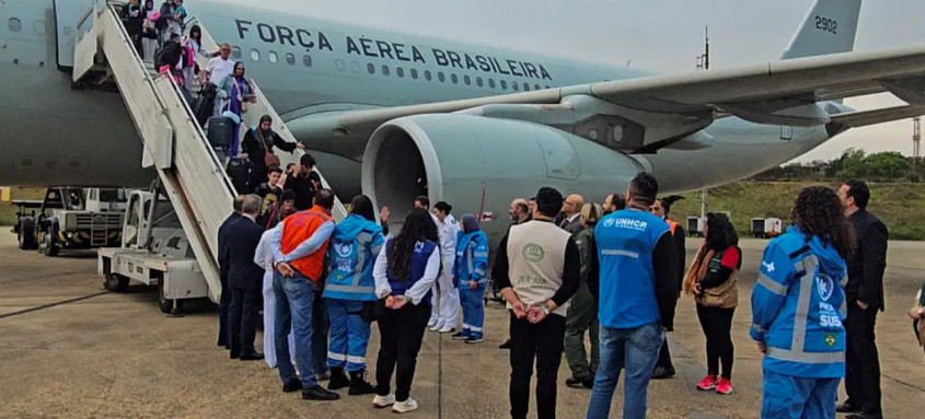 Foi o nono voo de repatriação de brasileiros da zona de conflito no Líbano