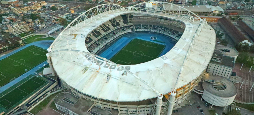 Estádio Nilton Santos será palco de jogo do Botafogo contra o Vasco pelo Campeonato Brasileiro