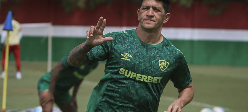 Germán Cano ganha oportunidade no ataque do Fluminense 
