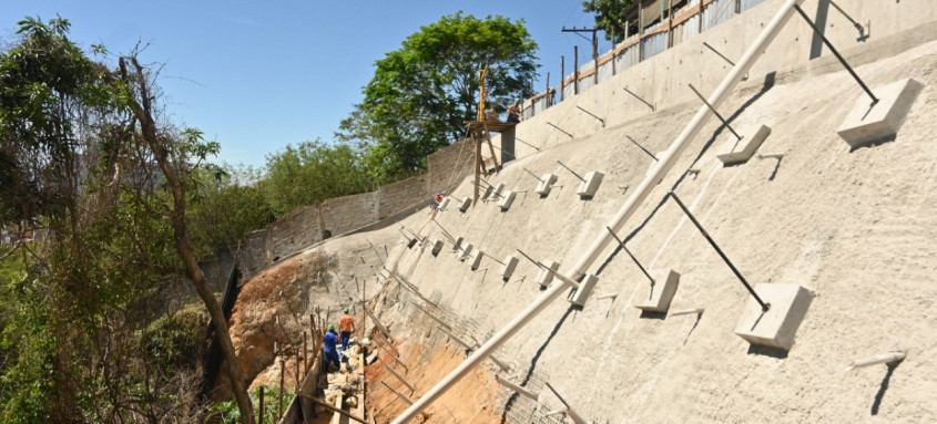 Prefeitura de Niterói está realizando importantes obras de contenção de encostas em diferentes áreas da cidade