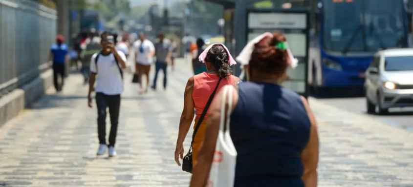 A quinta-feira foi de muito calor e sem ocorrência de chuva na cidade do Rio de Janeiro