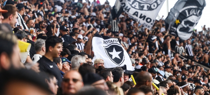 A torcida do Botafogo comemorou o título do Brasileirão, que o clube não conquistava desde 1995