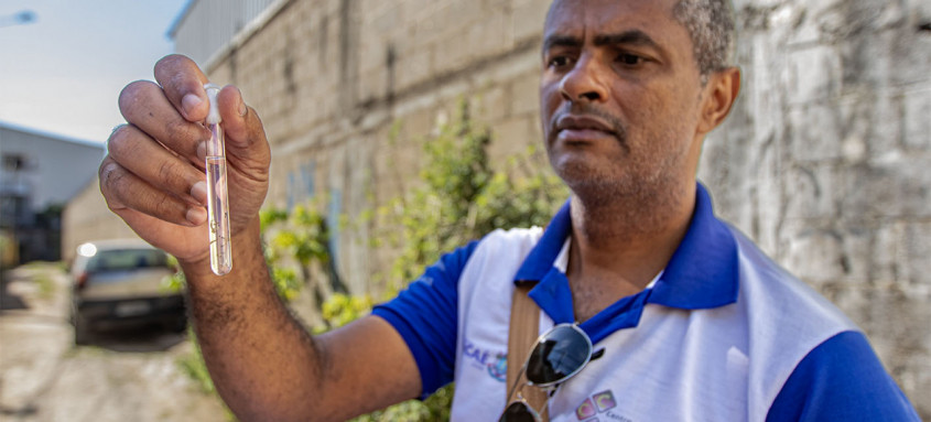  Mutir..o de combate a Dengue no bairro de Imboassica. Maca../RJ.