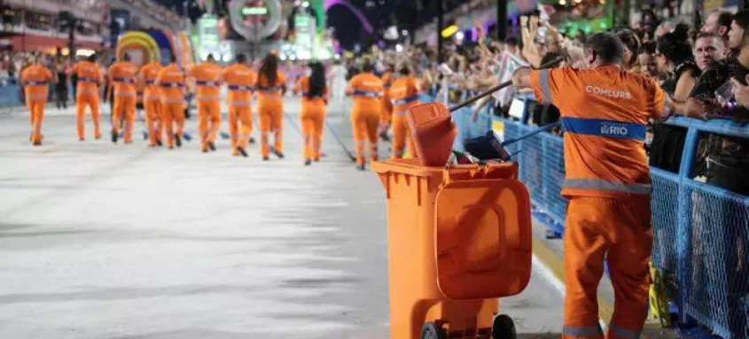 Após o Desfile das Campeãs, a Comlurb recolheu 71,4 toneladas de resíduos do Sambódromo