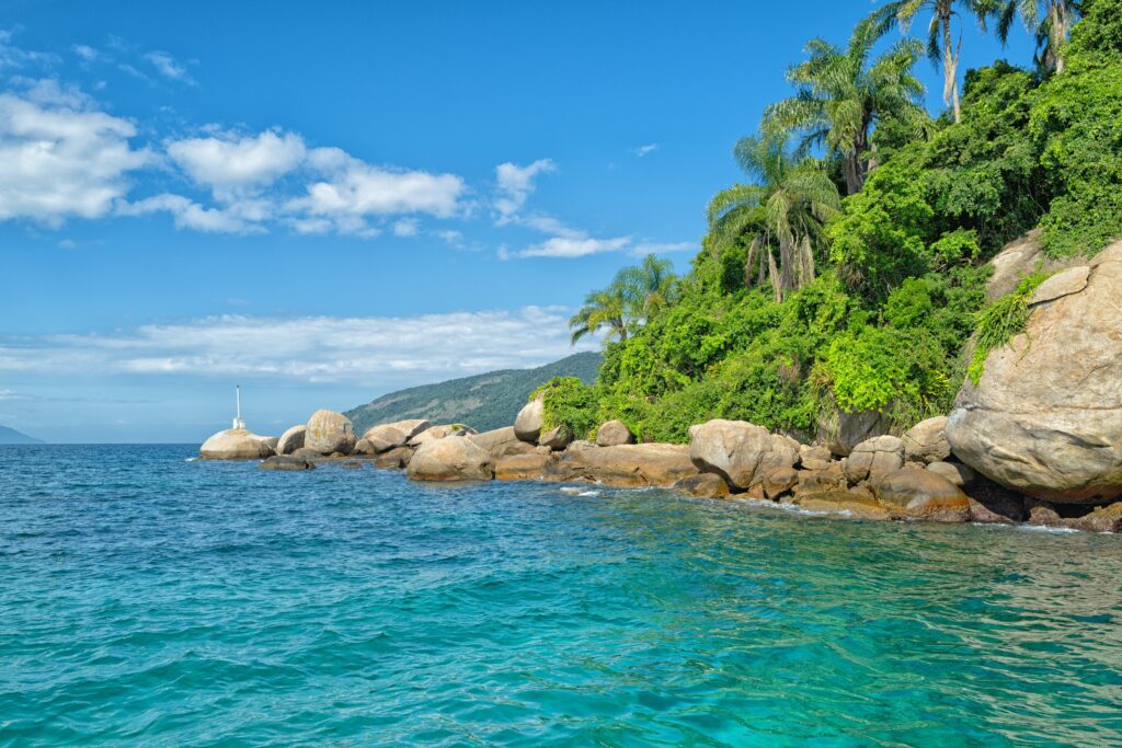 Paisagem de Angra dos Reis, no Rio de Janeiro