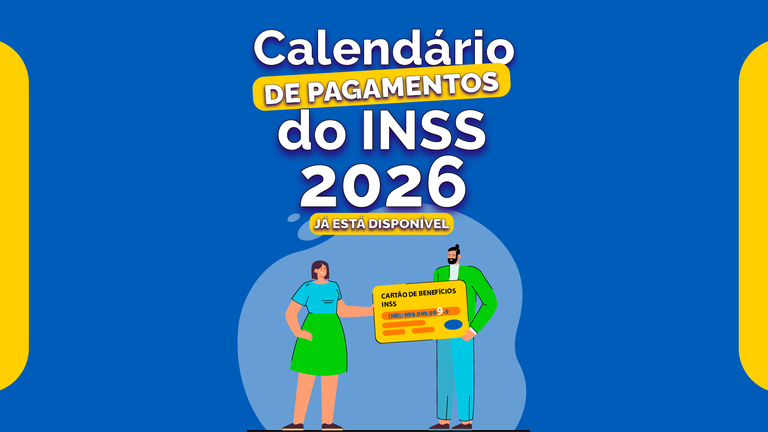 Calendário de pagamentos do INSS em 2026