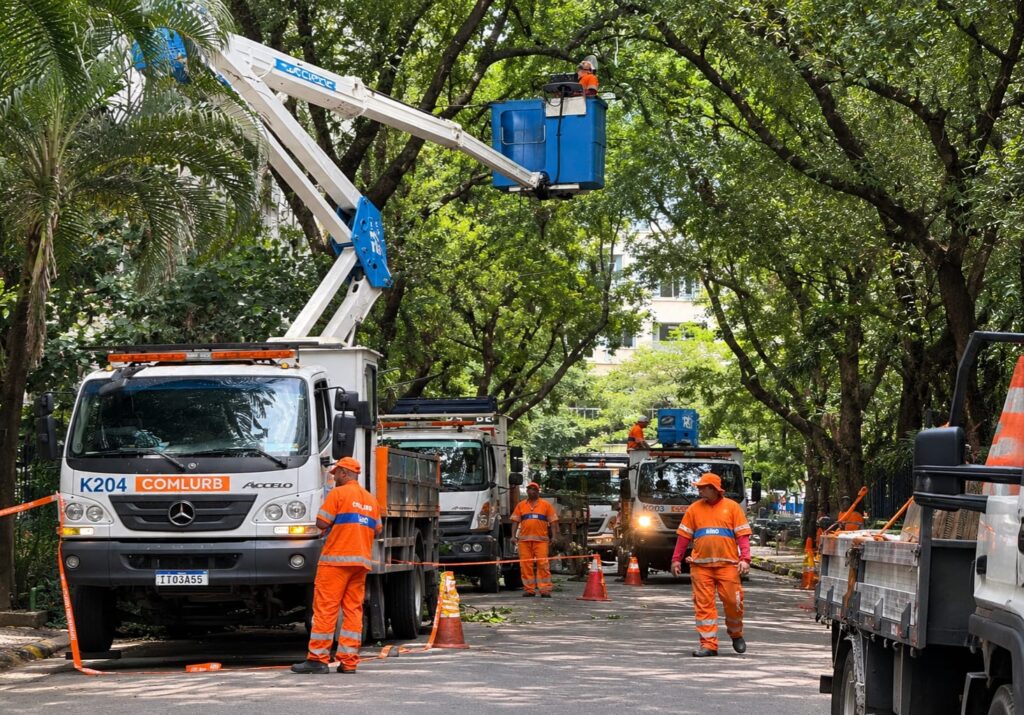 Ação do programa Corredores de Excelência na Zona Sul do Rio