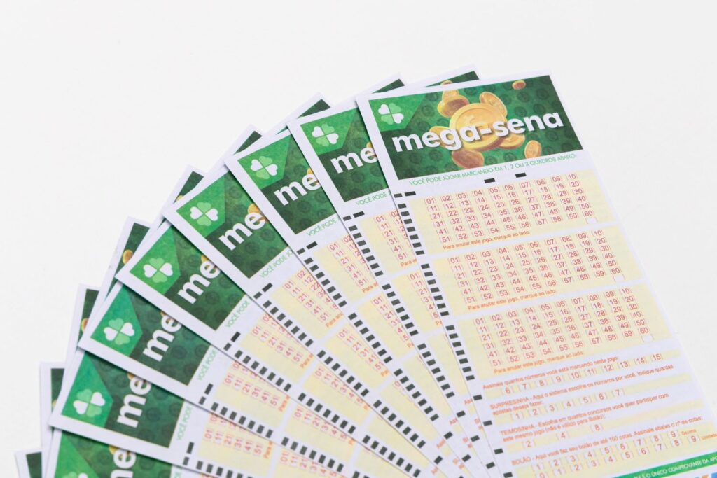 Imagem da Mega-Sena das Loterias CAIXA