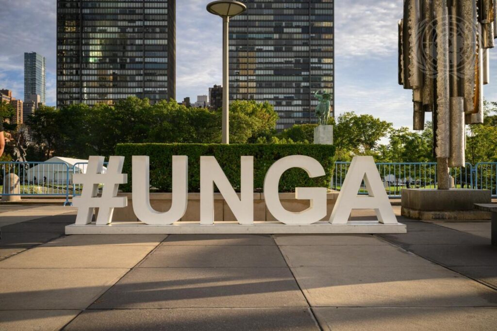 Vista da sede das Nações Unidas em Nova York
