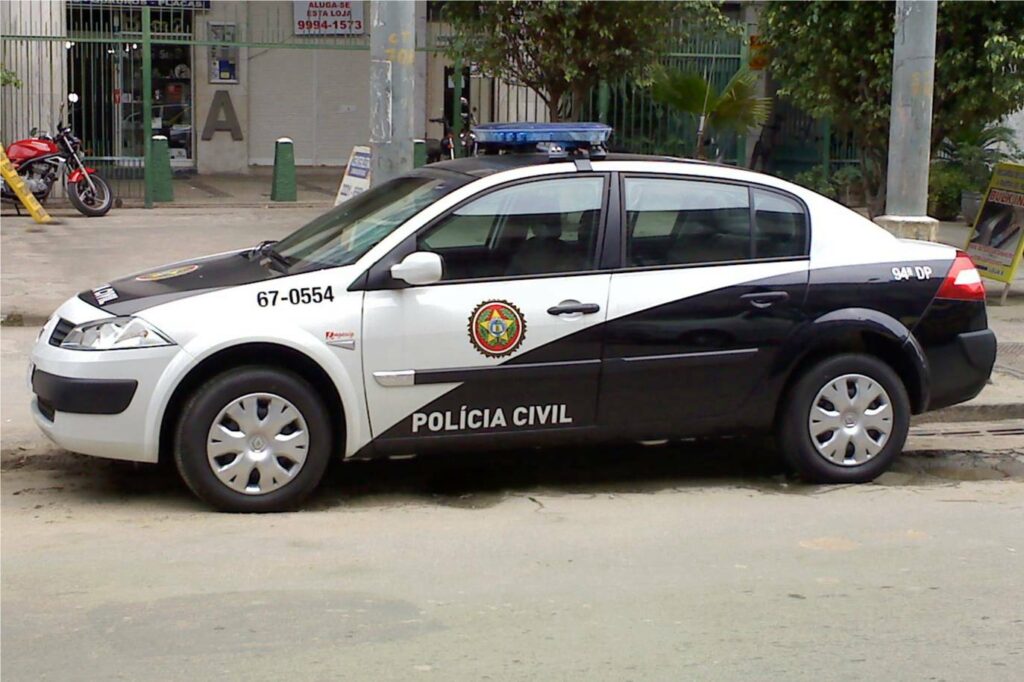 Viatura da Polícia Civil do Estado do Rio de Janeiro