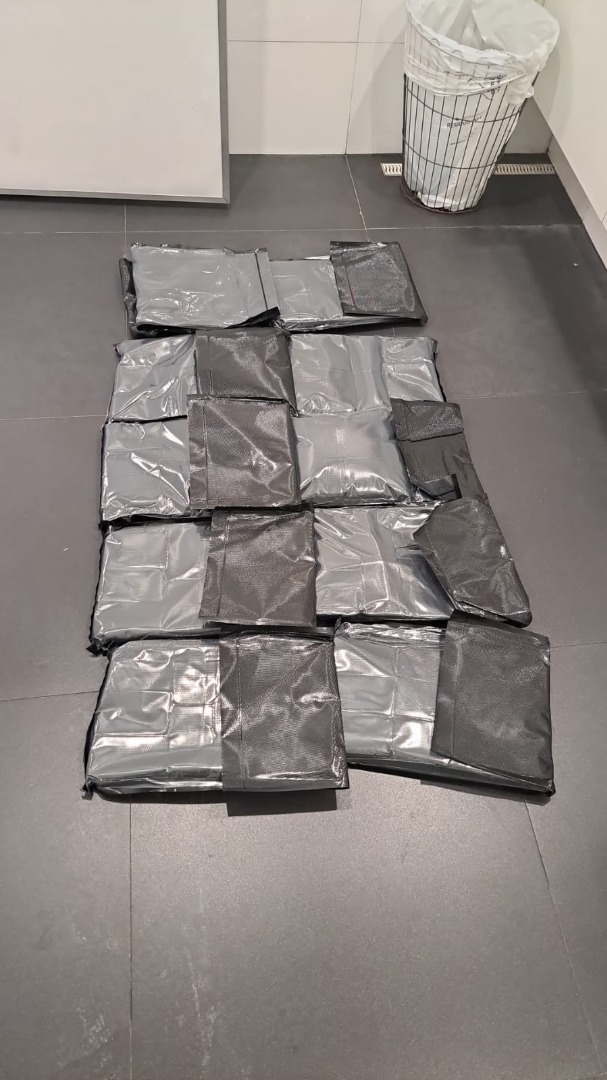 Drogas apreendidas pela Polícia Federal no Aeroporto de Guarulhos em imagem de arquivo