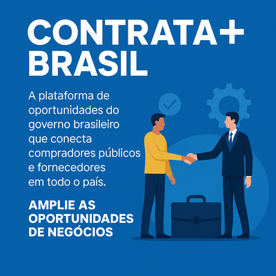 Imagem institucional do Contrata+Brasil