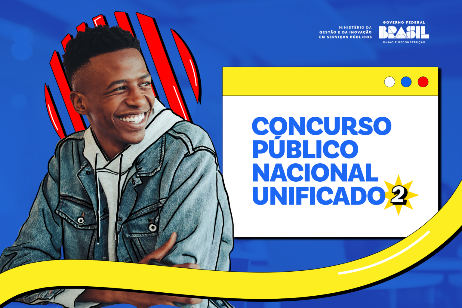 Arte institucional do Concurso Público Nacional Unificado 2