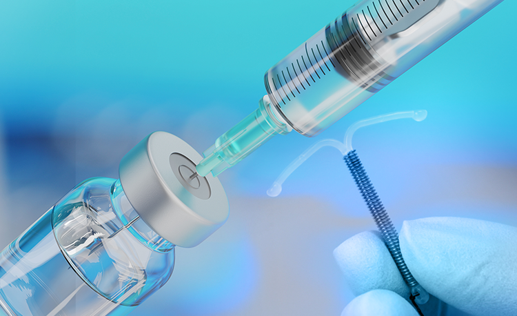 Imagem ilustrativa de dispositivo intrauterino