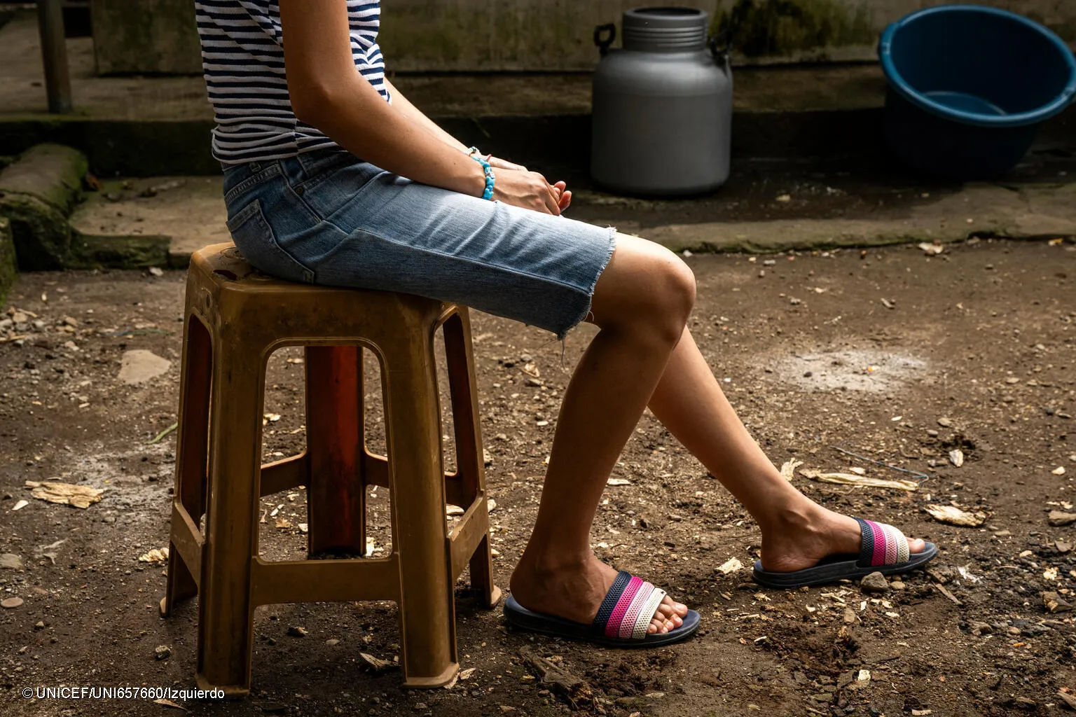 Imagem institucional do Unicef sobre infância