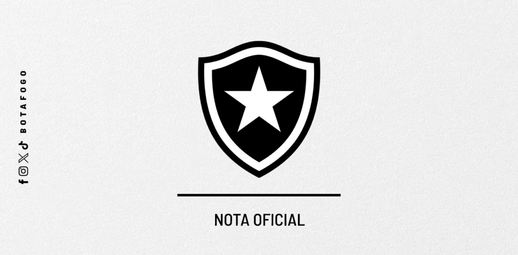 Arte oficial sobre a SAF Botafogo