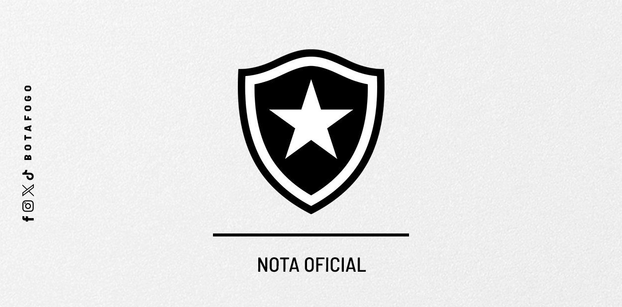 Arte oficial sobre a SAF Botafogo