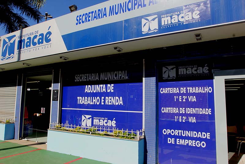 Atendimento de identificação civil da Prefeitura de Macaé