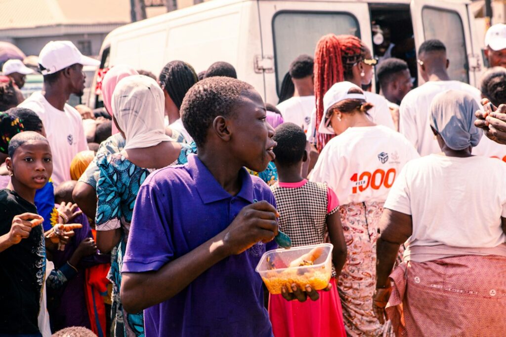 Atividade comunitária, fotografia ilustrativa