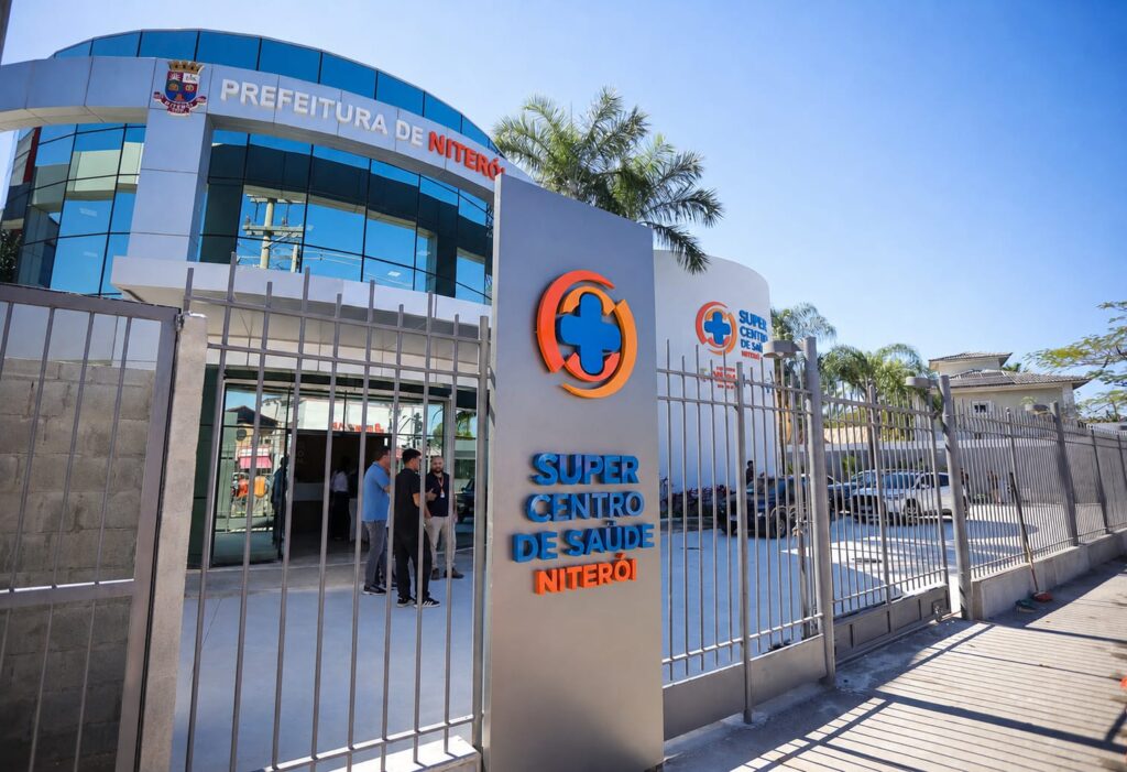 Fachada do Supercentro de Exames e Especialidades de Niterói