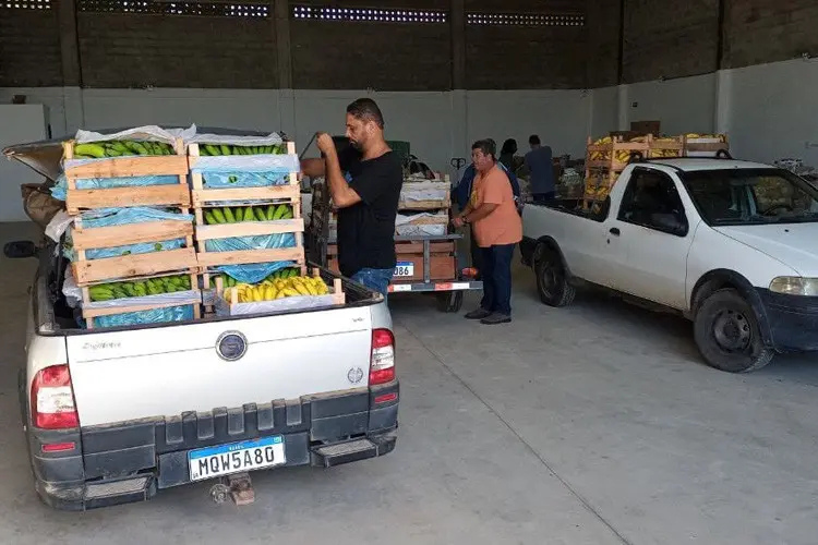 Produção da agricultura familiar ligada à alimentação escolar em Campos
