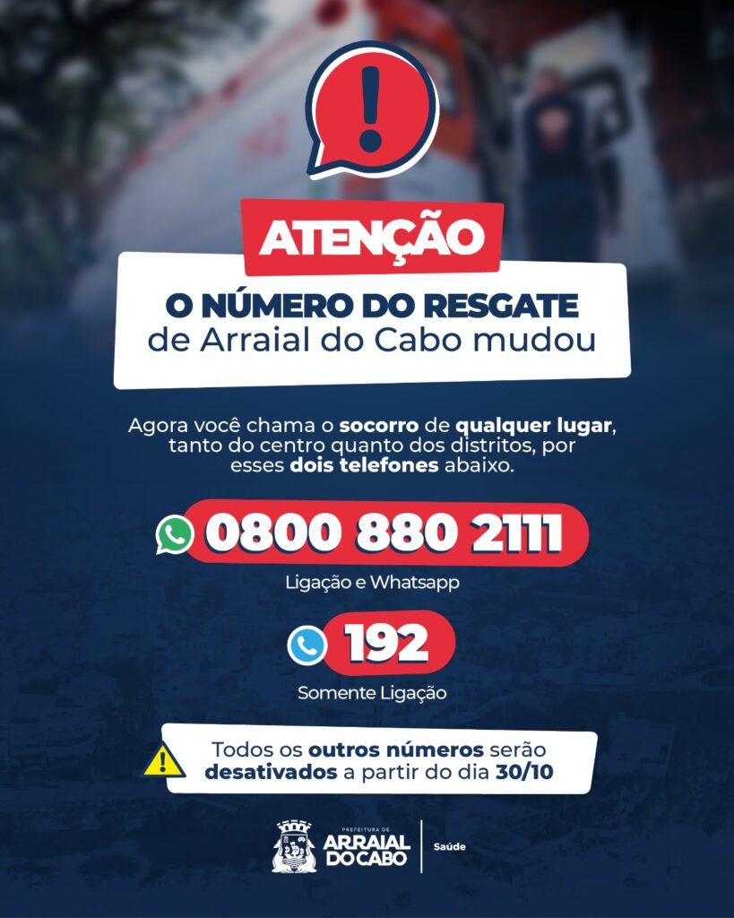 Equipe do Resgate Municipal de Arraial do Cabo