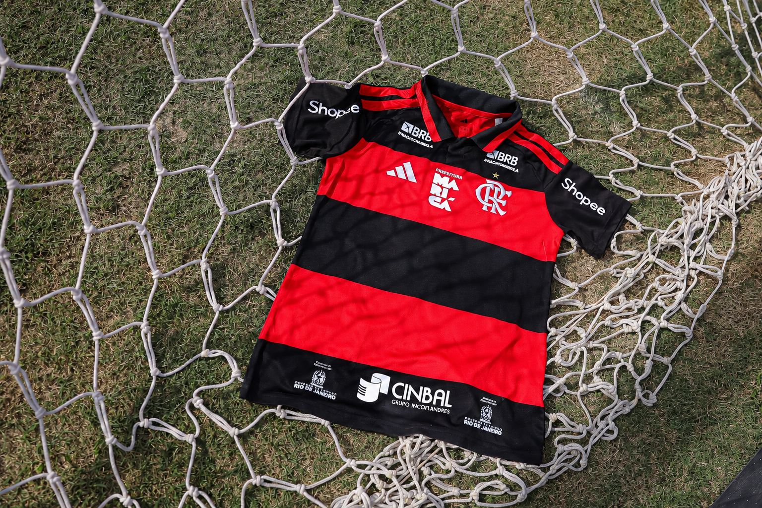 Imagem de divulgação do projeto de parceria entre Maricá e Flamengo no futebol feminino