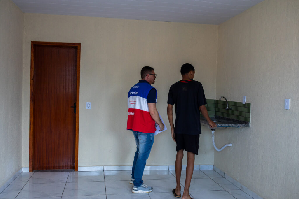 Residência reformada pelo Programa de Melhorias Habitacionais em Maricá