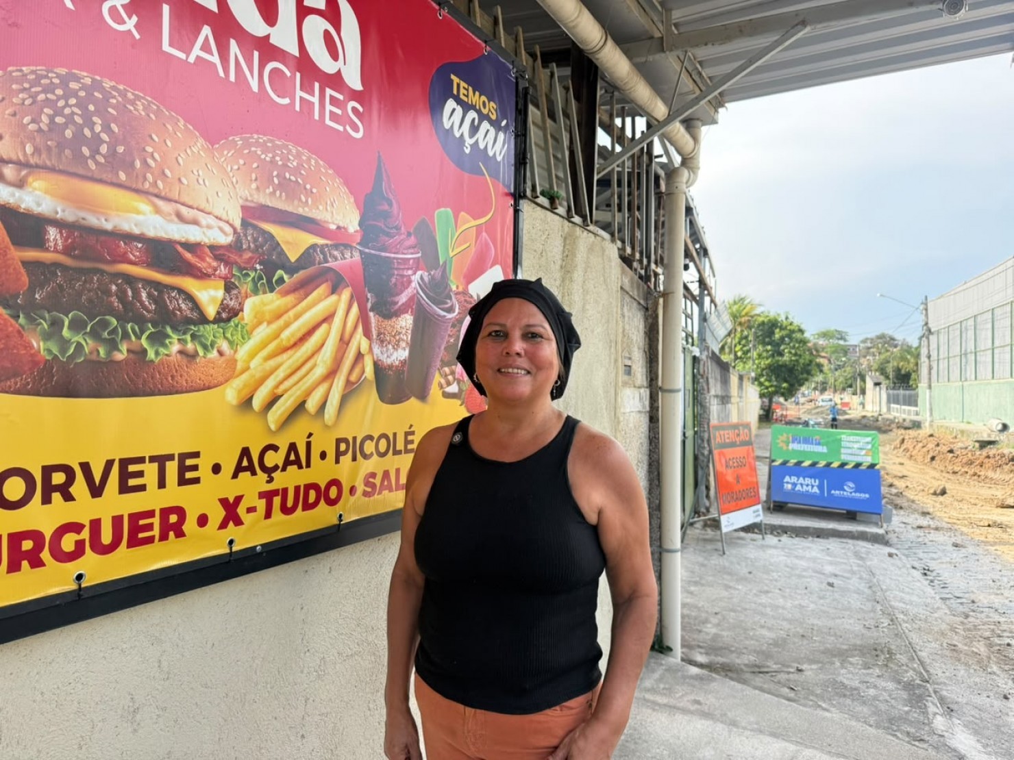 Obras de drenagem no Parque Hotel em Araruama